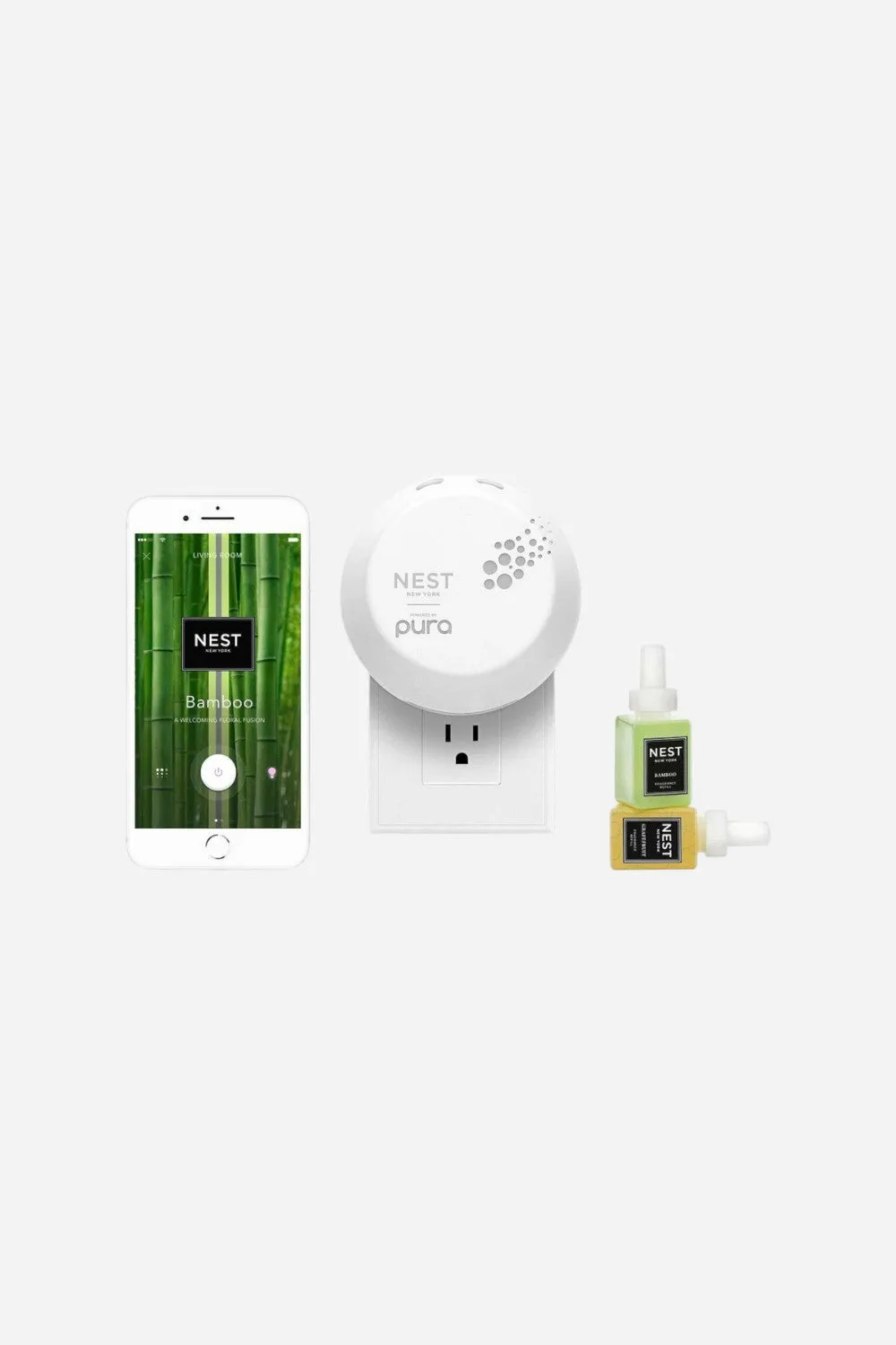 Nest Pura Bamboo & Grapefruit Smart Home Fragrance Diffuser