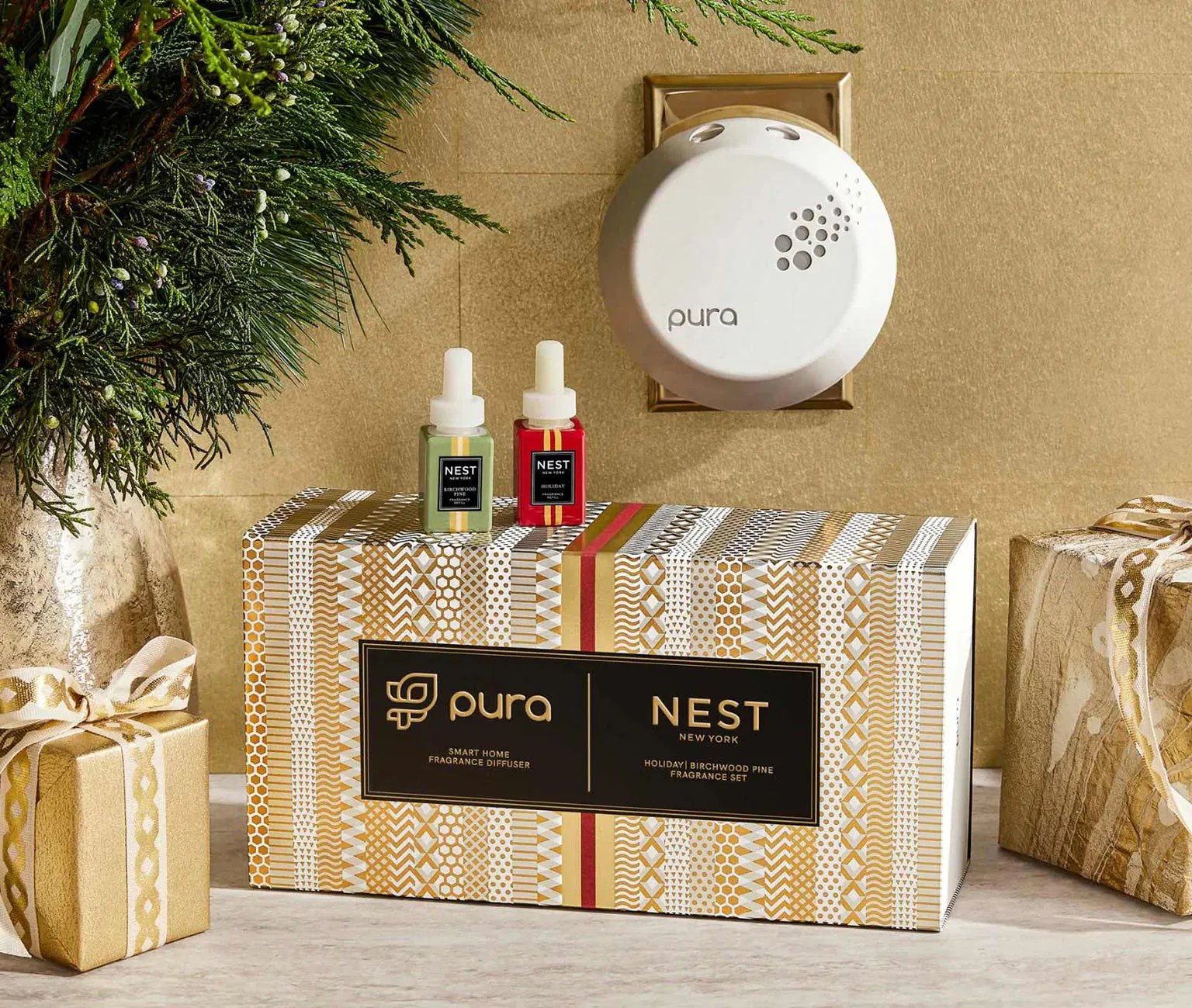 Nest X Smart Home Festive Pura Fragrance Diffuser Set