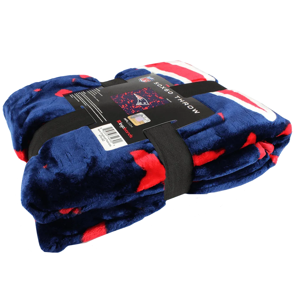 New England Patriots Throw Blanket, 50" x 60"