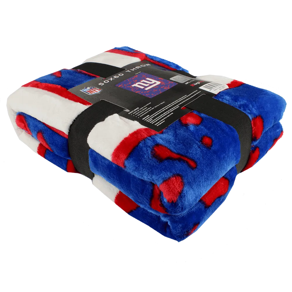 New York Giants Throw Blanket, 50" x 60"