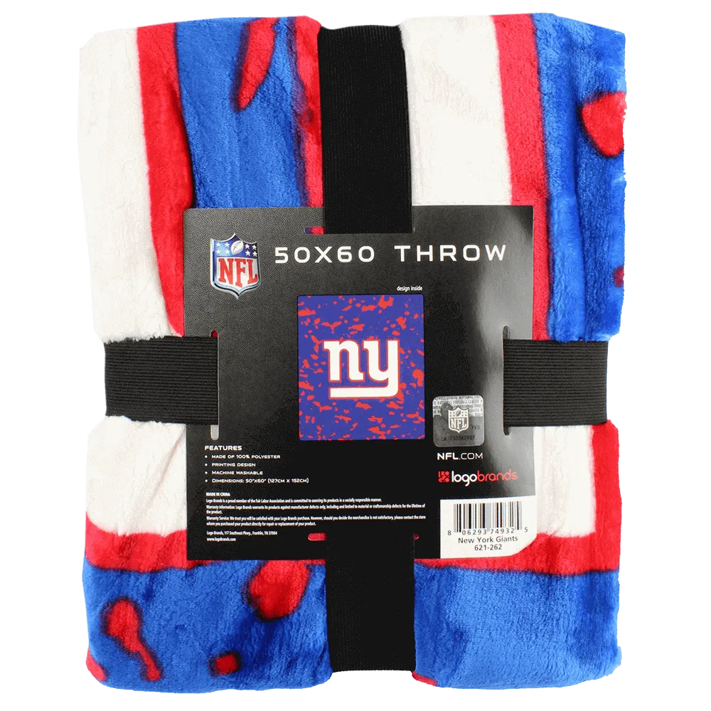 New York Giants Throw Blanket, 50" x 60"