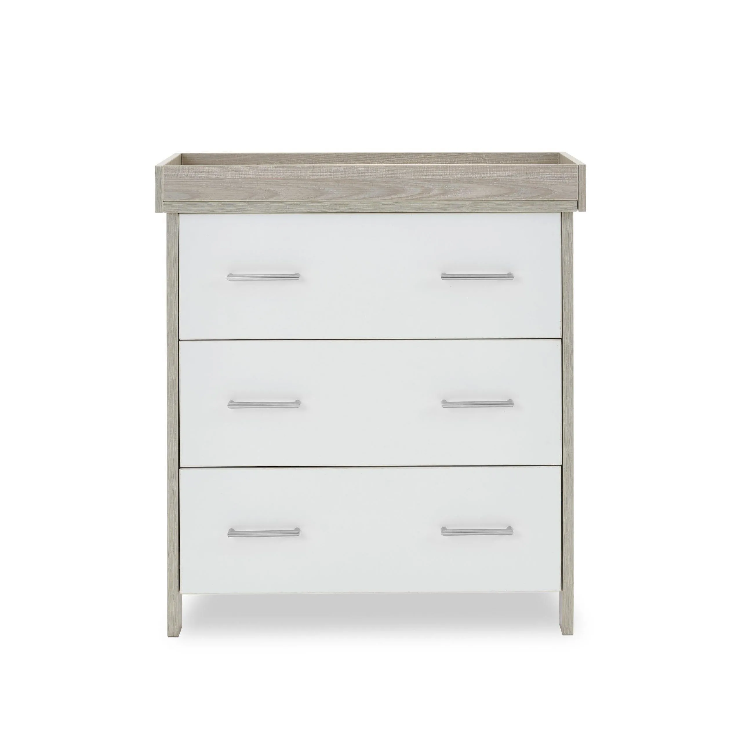 Nika Changing Unit - Grey Wash & White