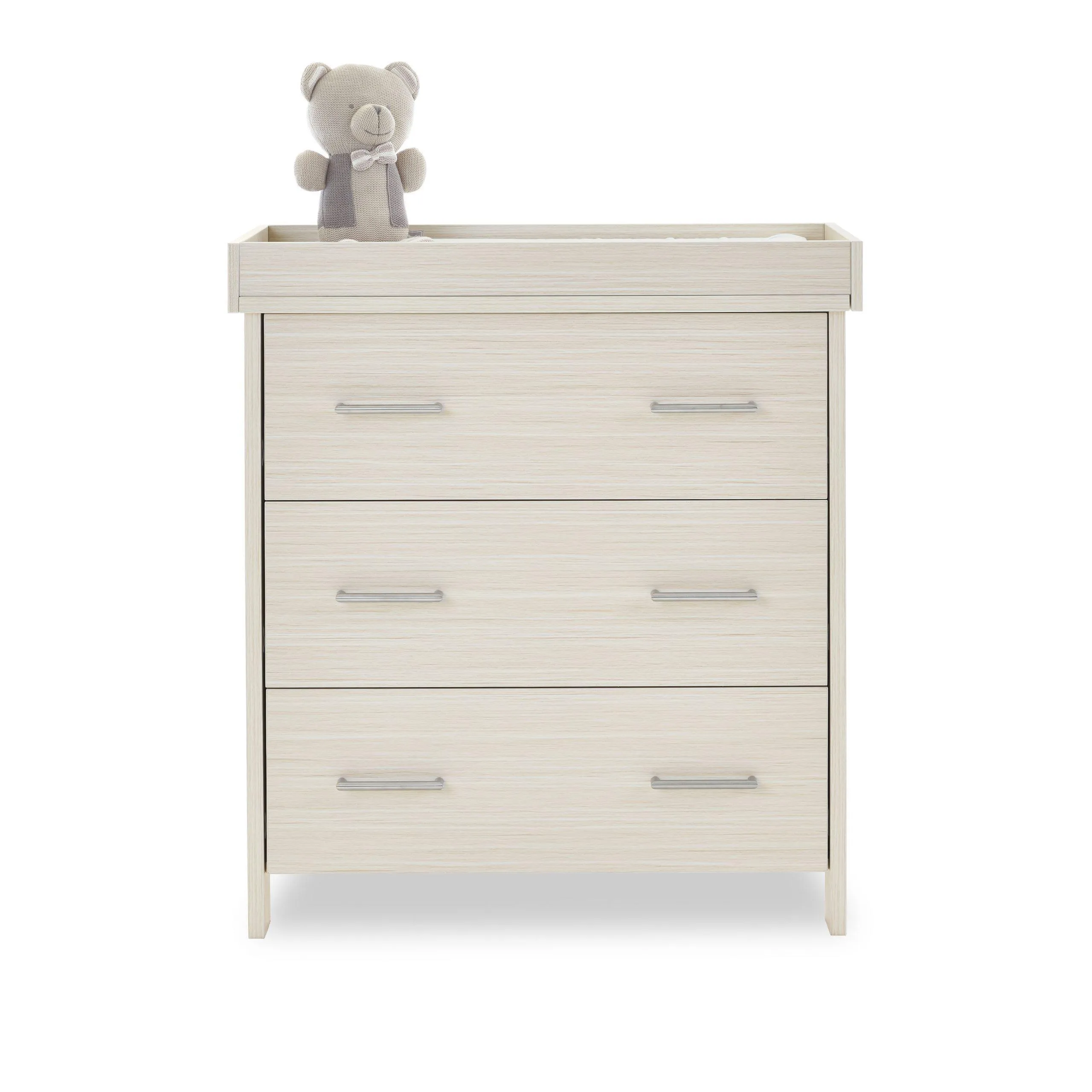Nika Changing Unit - Grey Wash & White
