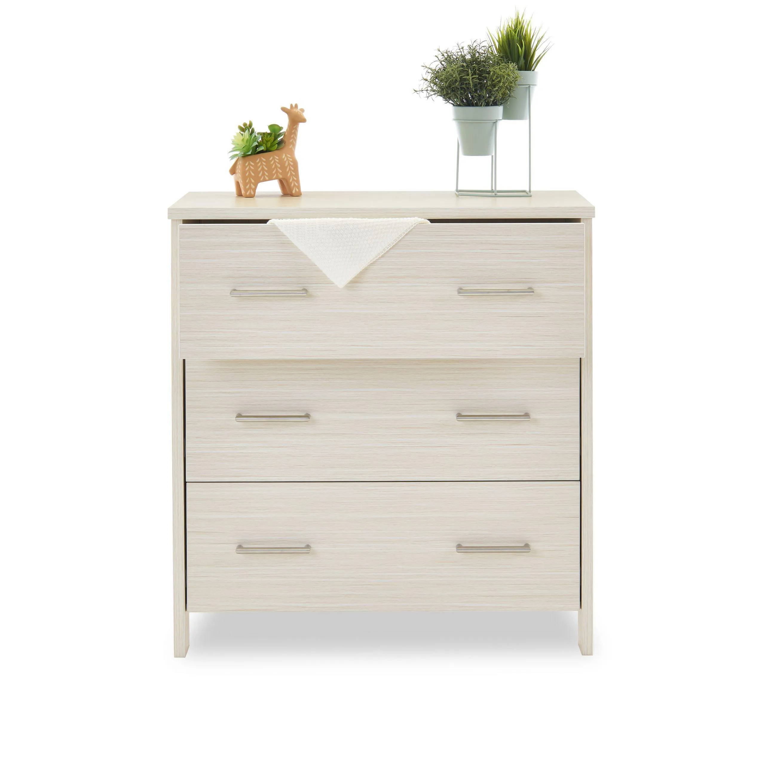 Nika Changing Unit - Grey Wash & White