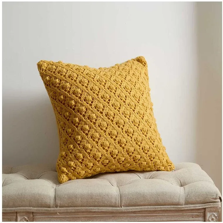 Nouveau Crochet Pillow Case