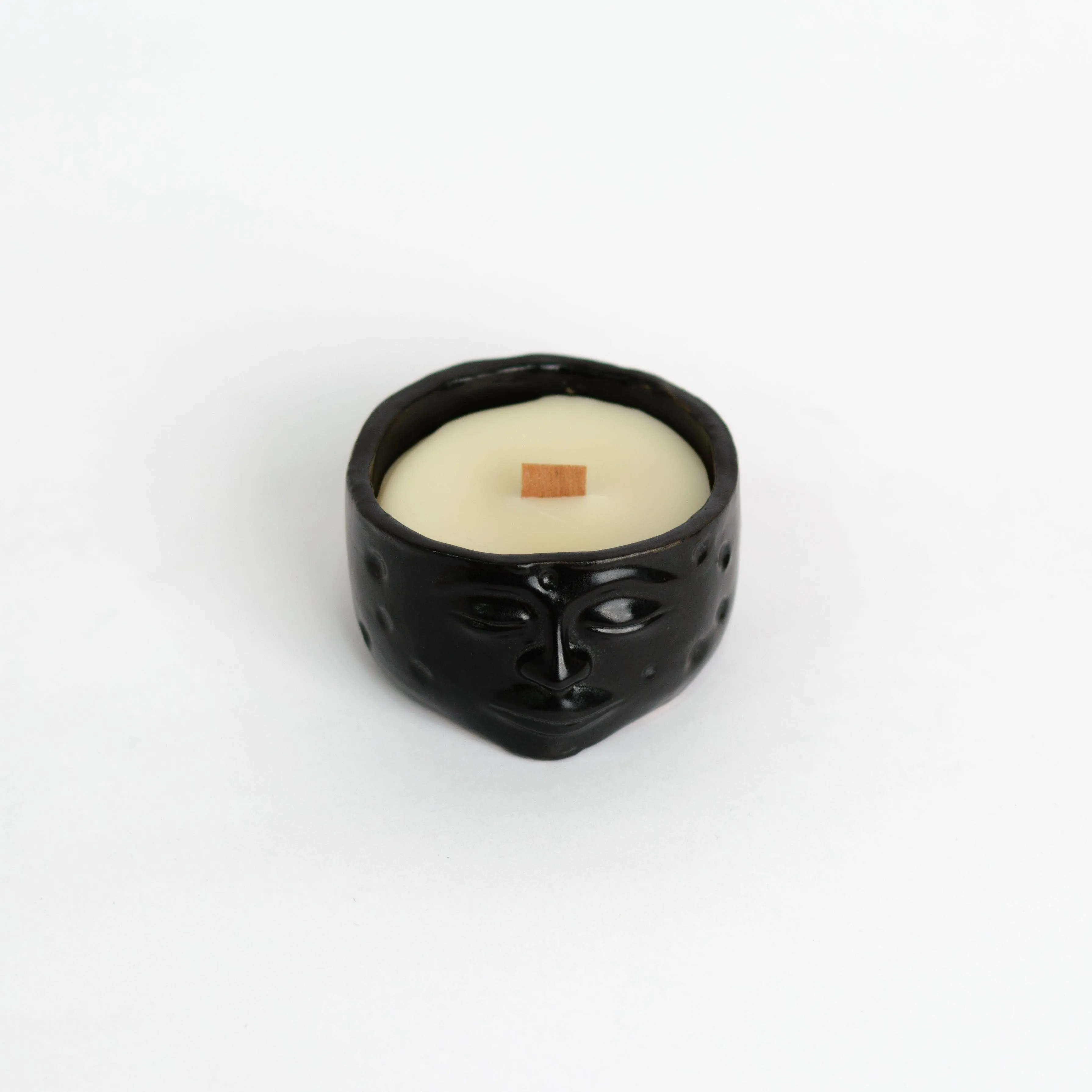 Oberon Moon Jar Candle - Black