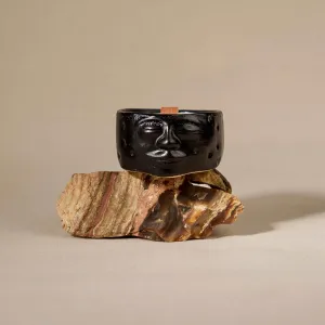 Oberon Moon Jar Candle - Black