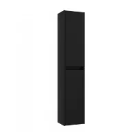 Odeon Universal Matt Black Storage Column 300mm x 240mm x 1500mm