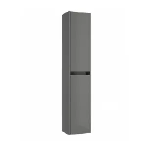 Odeon Universal Steel Grey Gloss Storage Column 300mm x 240mm x 1500mm