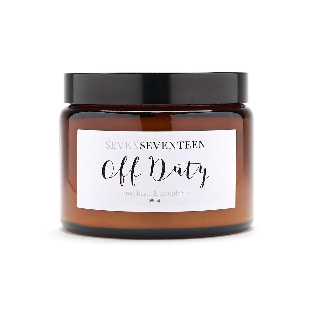 Off Duty / Lime Basil & Mandarin Candle