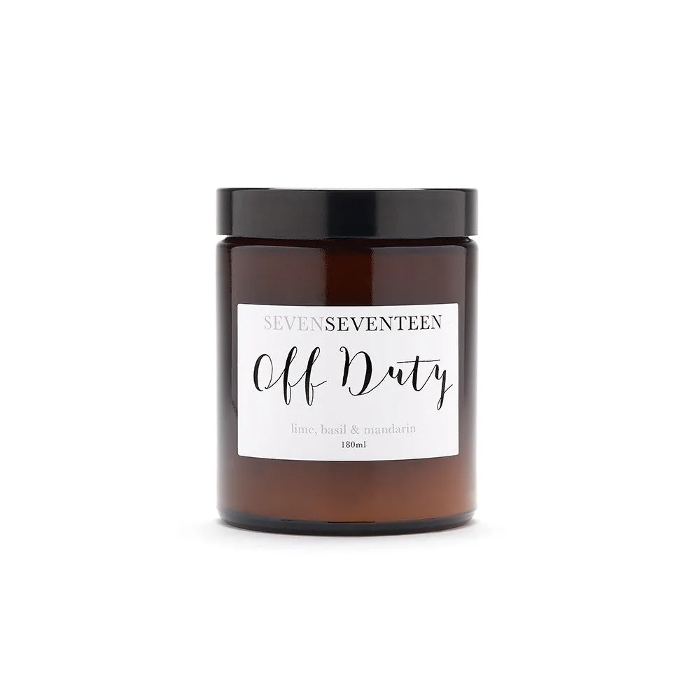 Off Duty / Lime Basil & Mandarin Candle