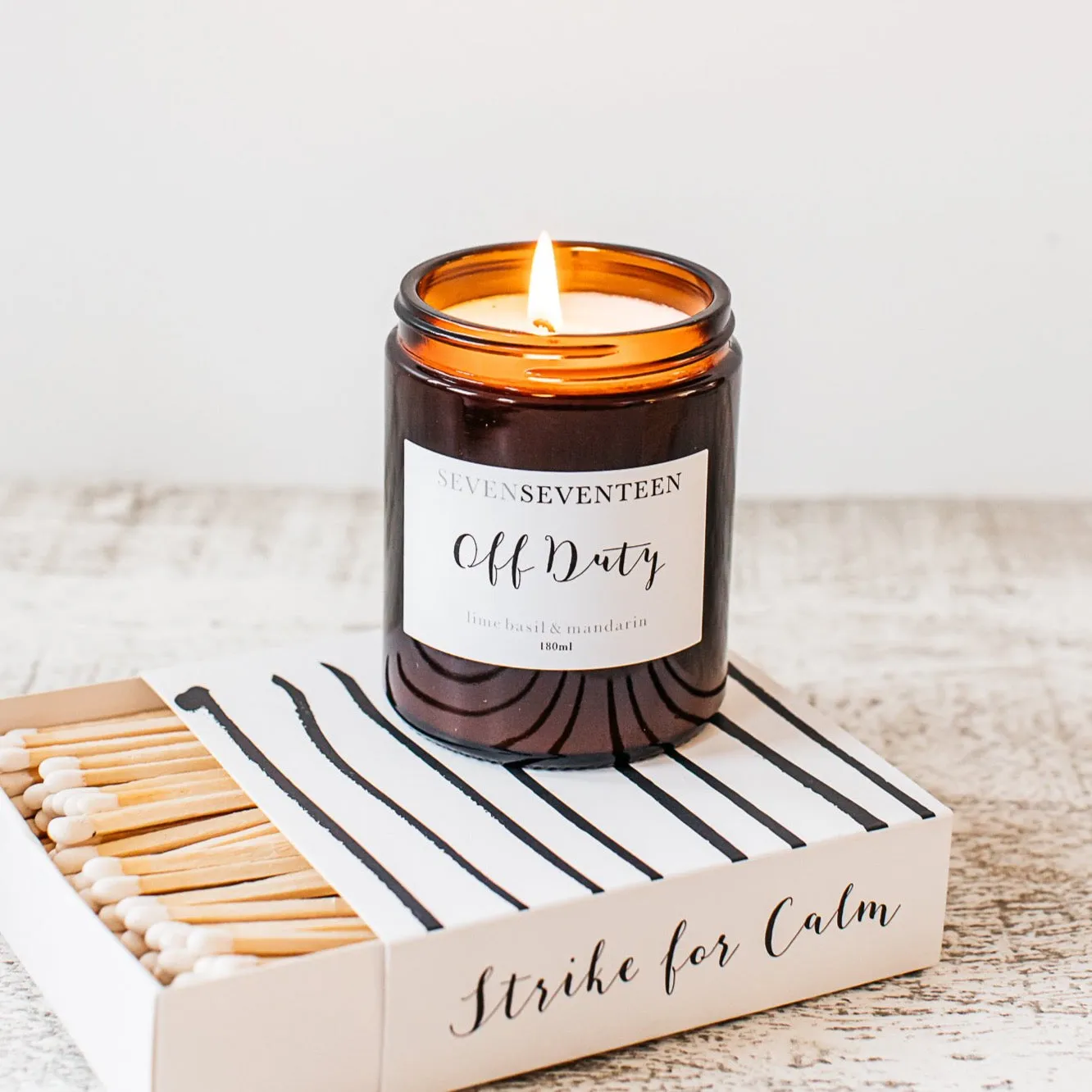 Off Duty / Lime Basil & Mandarin Candle