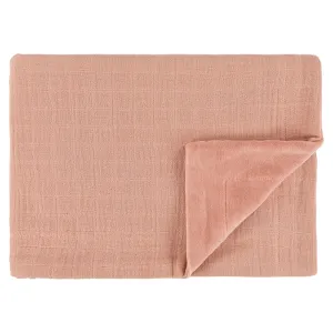 Organic Blanket - 'Bliss Coral'