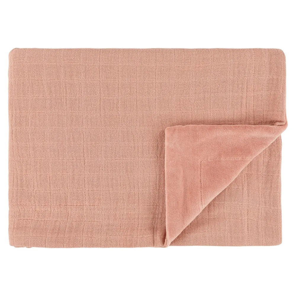 Organic Blanket - 'Bliss Coral'