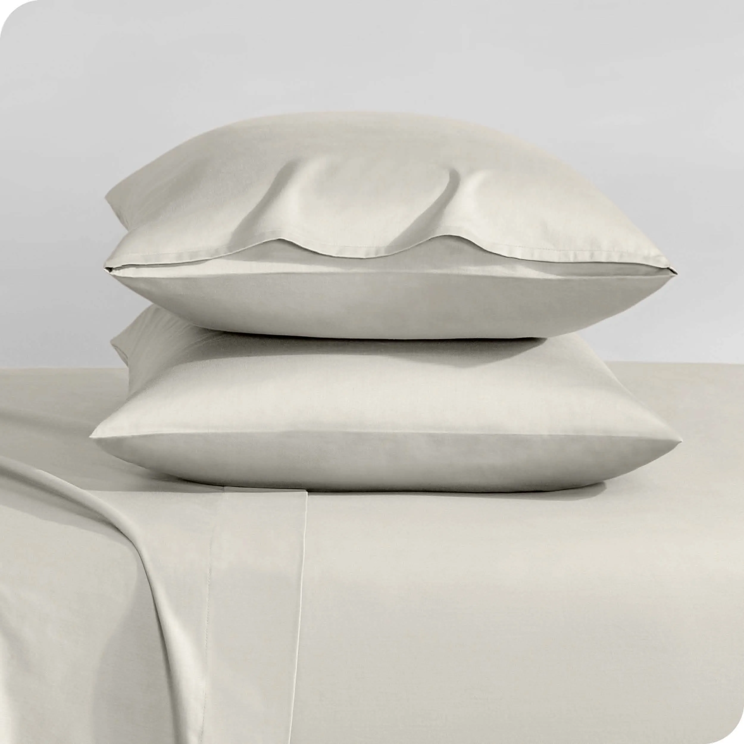 Organic Cotton Sateen Pillowcase Set