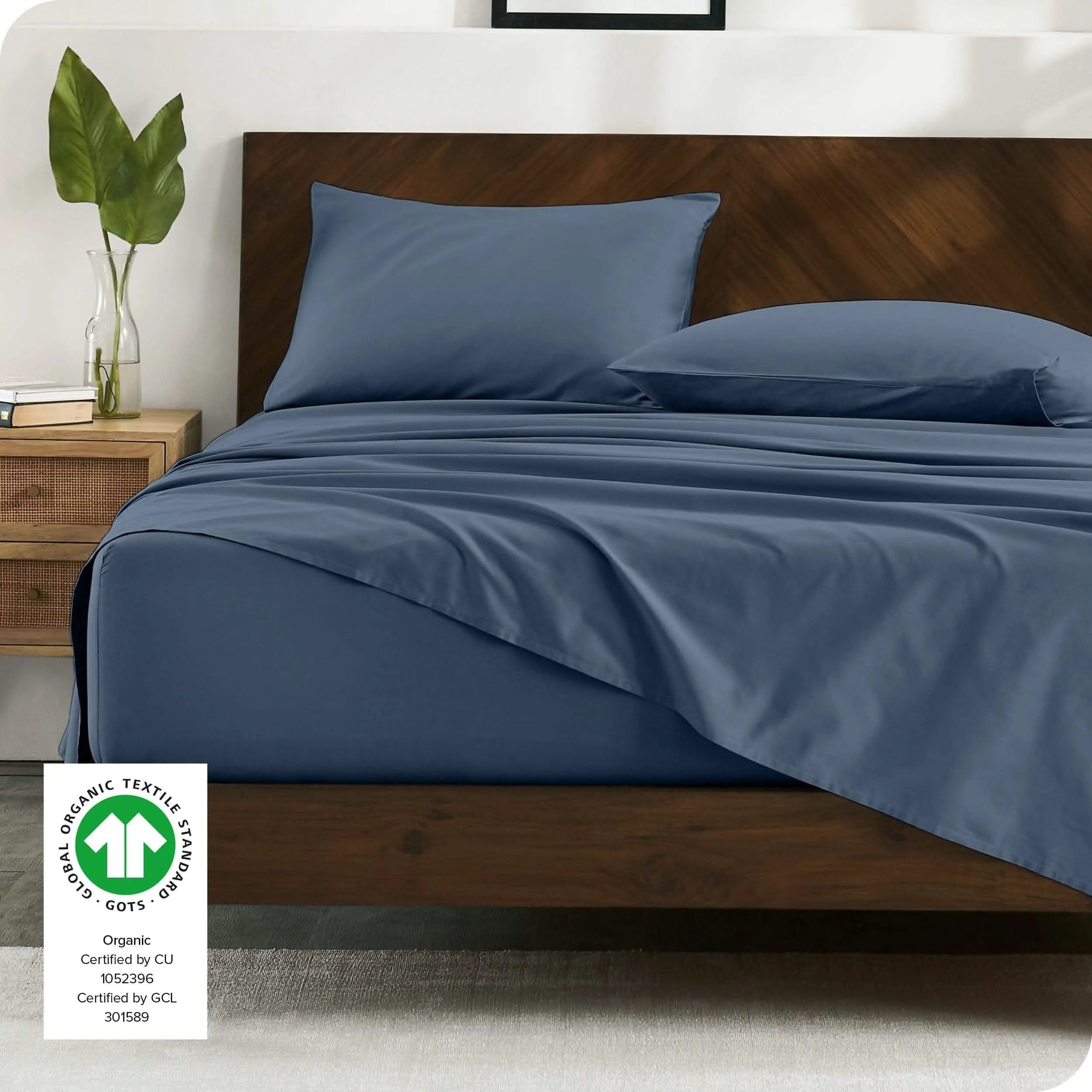 Organic Cotton Sateen Pillowcase Set