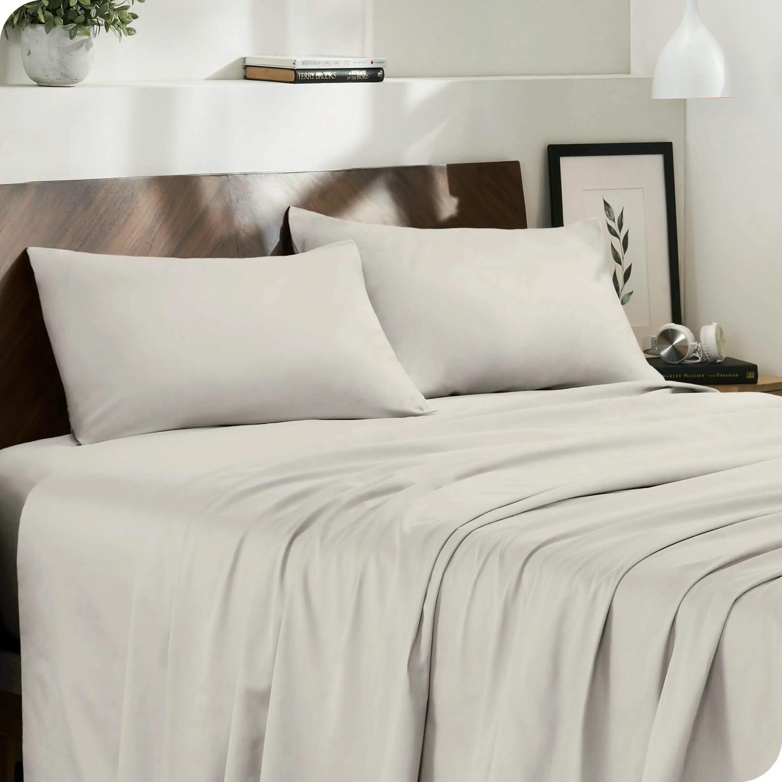 Organic Cotton Sateen Pillowcase Set