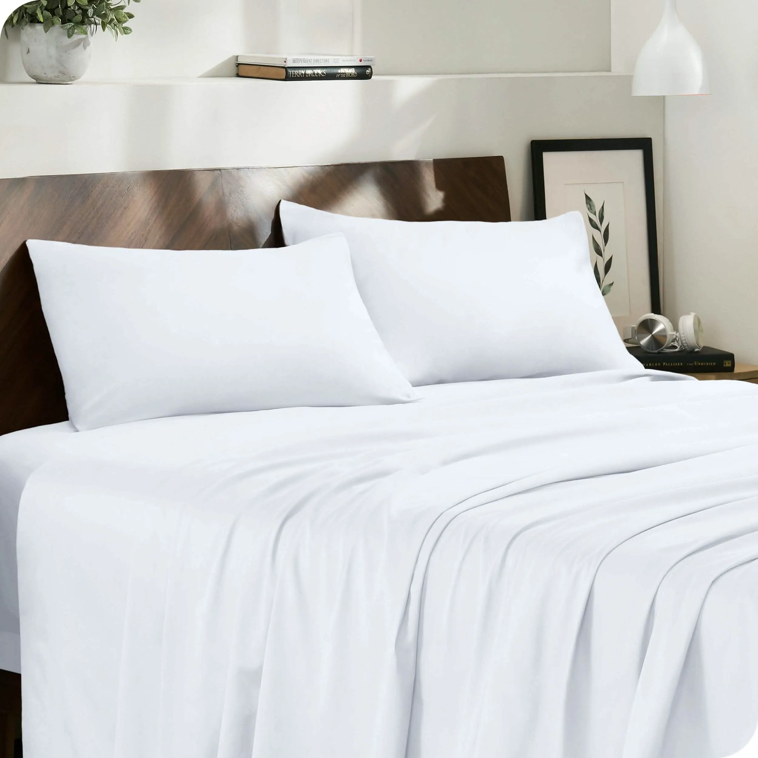 Organic Cotton Sateen Pillowcase Set