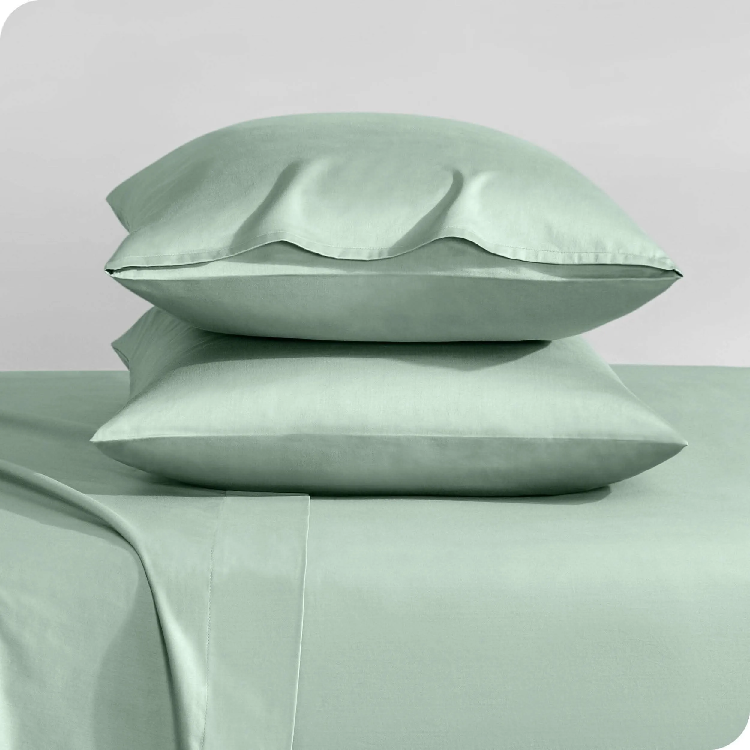 Organic Cotton Sateen Pillowcase Set