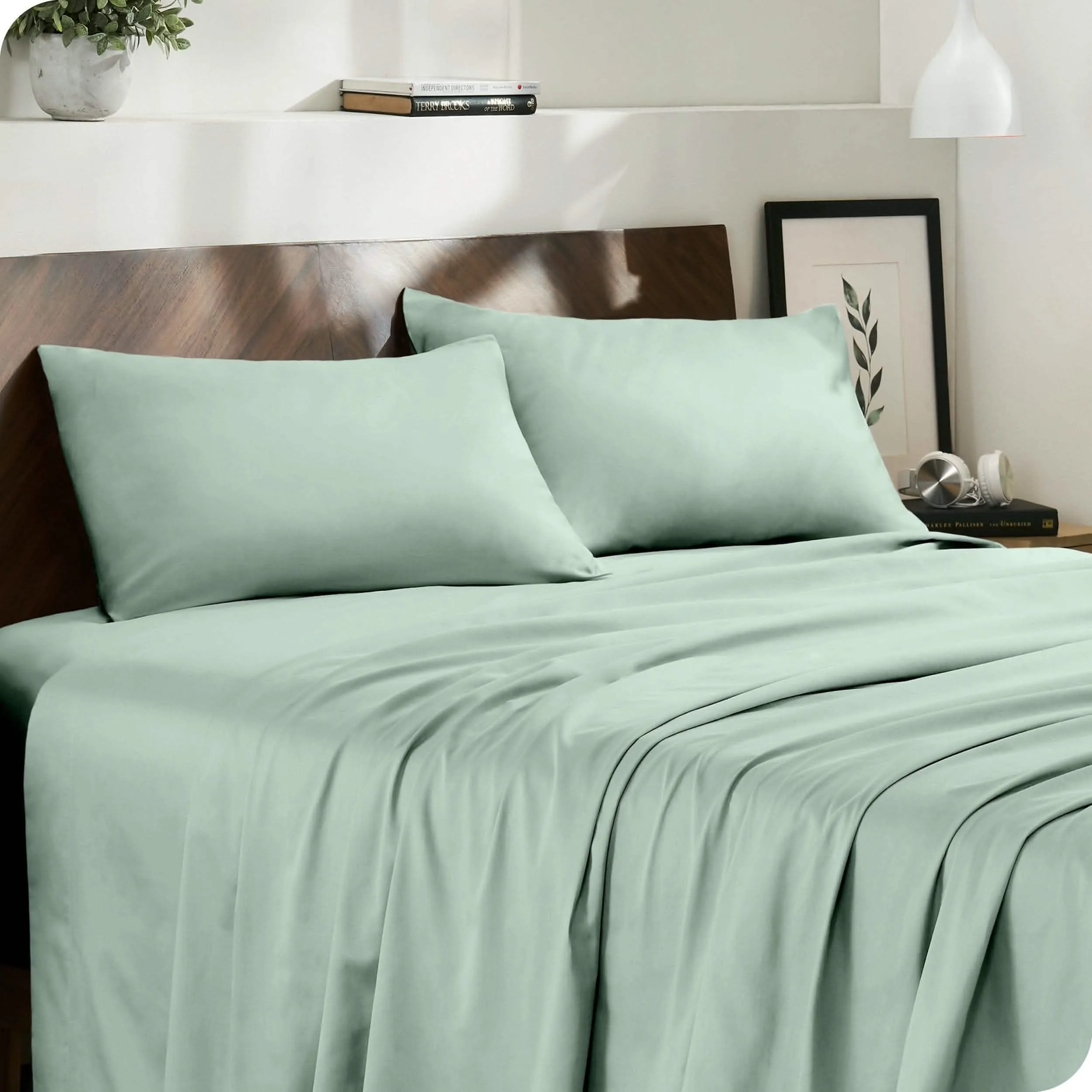 Organic Cotton Sateen Pillowcase Set
