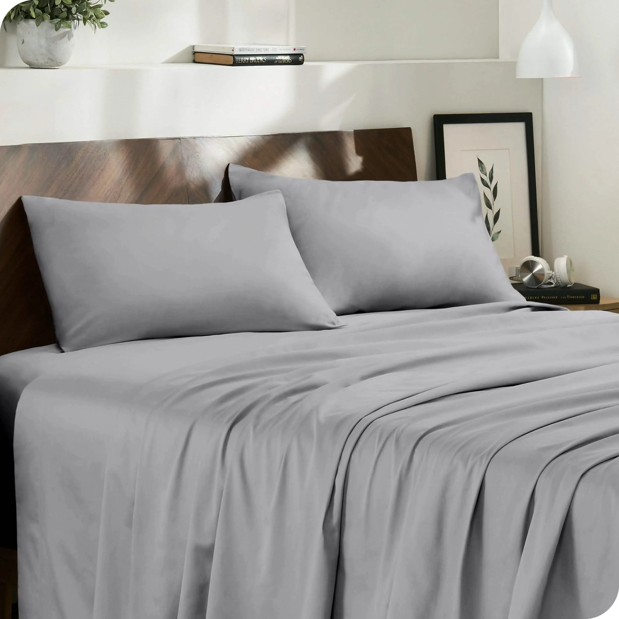 Organic Cotton Sateen Pillowcase Set