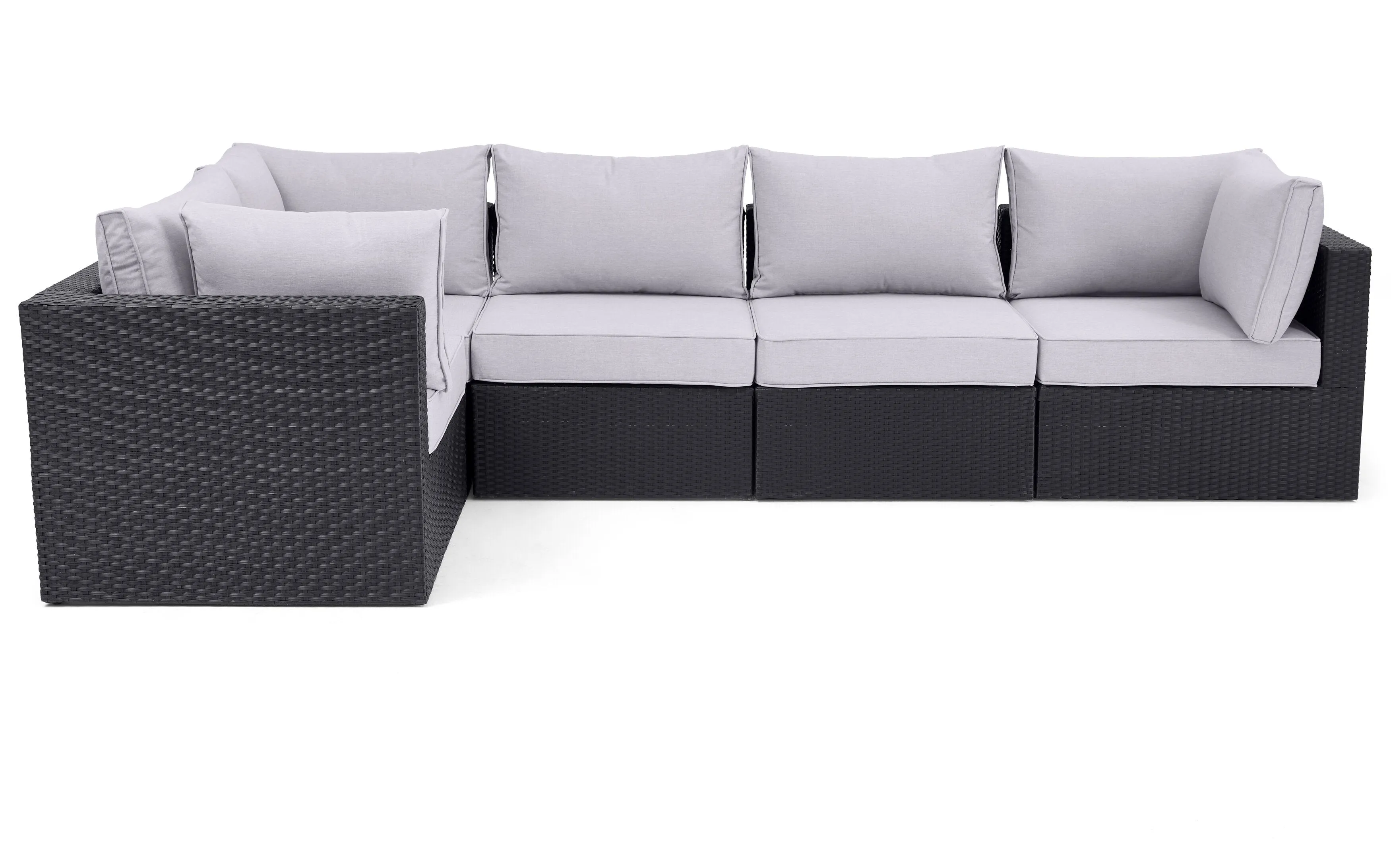 Oslo 5-Piece Patio Set - Grey