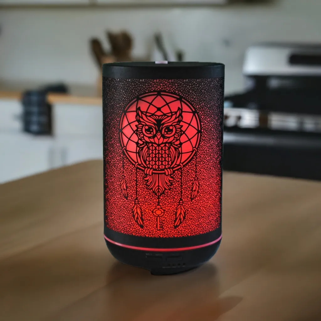 Owl Dreamcatcher Aroma Diffuser – Best Aroma Air Diffuser with Color-Changing LED (Available in 300 ml & 120 ml Options)