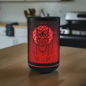 Owl Dreamcatcher Aroma Diffuser – Best Aroma Air Diffuser with Color-Changing LED (Available in 300 ml & 120 ml Options)