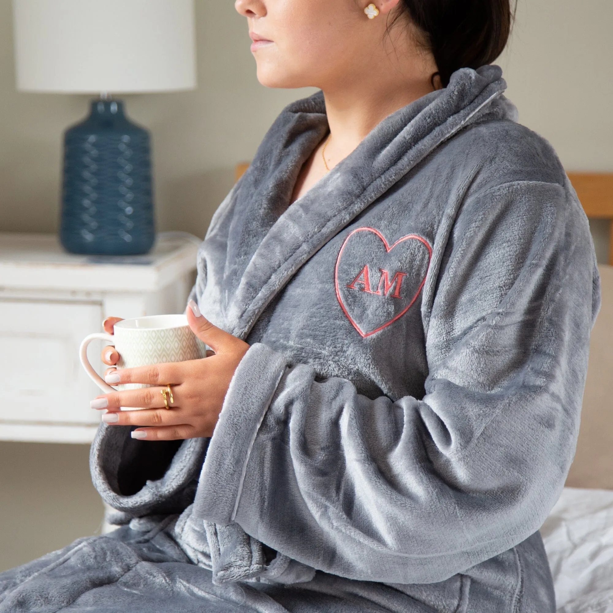 Personalised Super Soft Monogrammed Robe