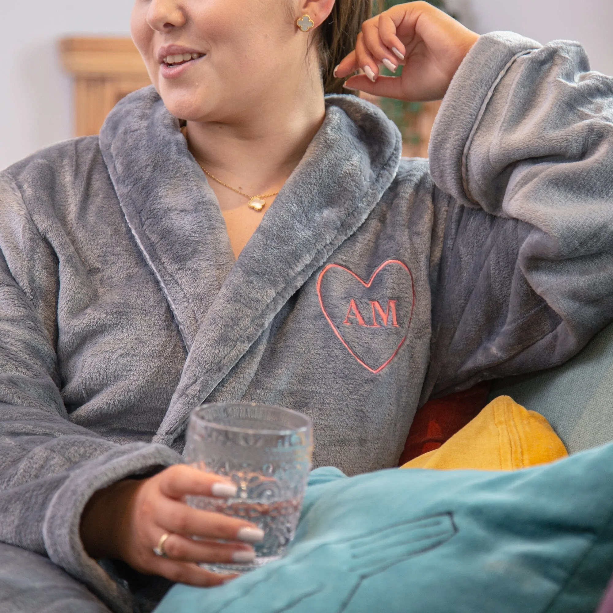 Personalised Super Soft Monogrammed Robe