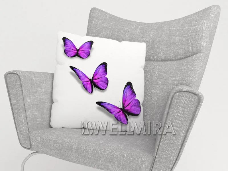 Pillowcase Purple Batterfly
