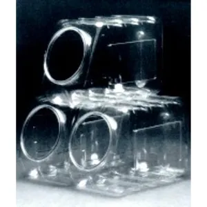 Plastic Balloon Bin With Stacking Interlock.