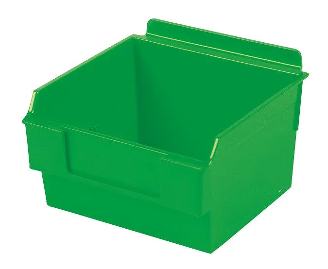 Plastic Slatwall Bins, Shelfbox 100, 5.25x5.5x3.37