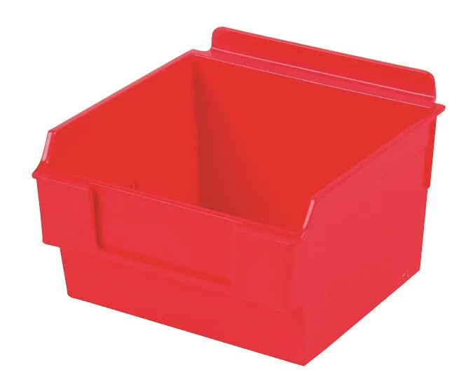 Plastic Slatwall Bins, Shelfbox 100, 5.25x5.5x3.37