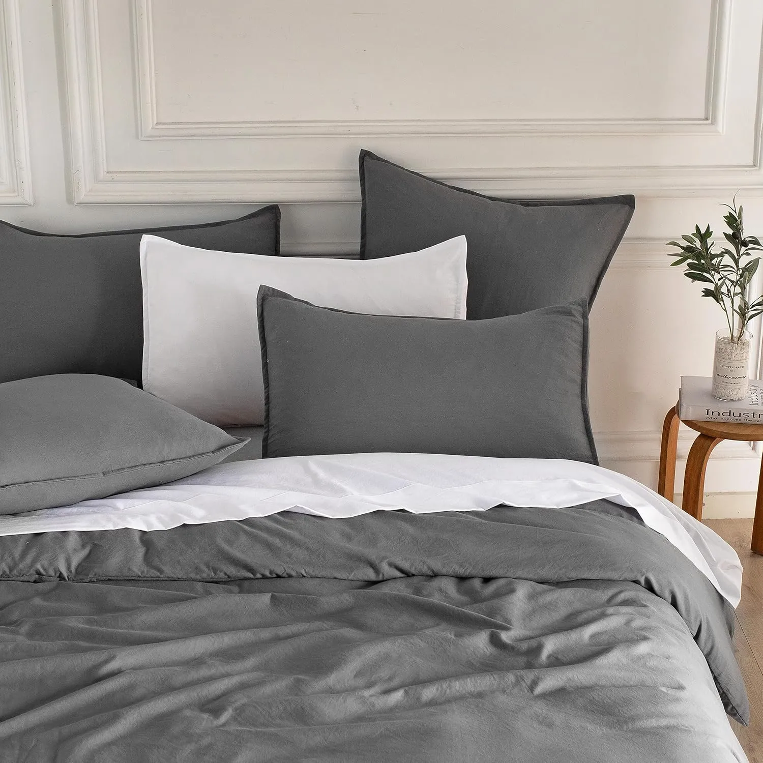 Premium Hypoallergenic Microfibre Quilt Cover Set - Super King - CleverPolly