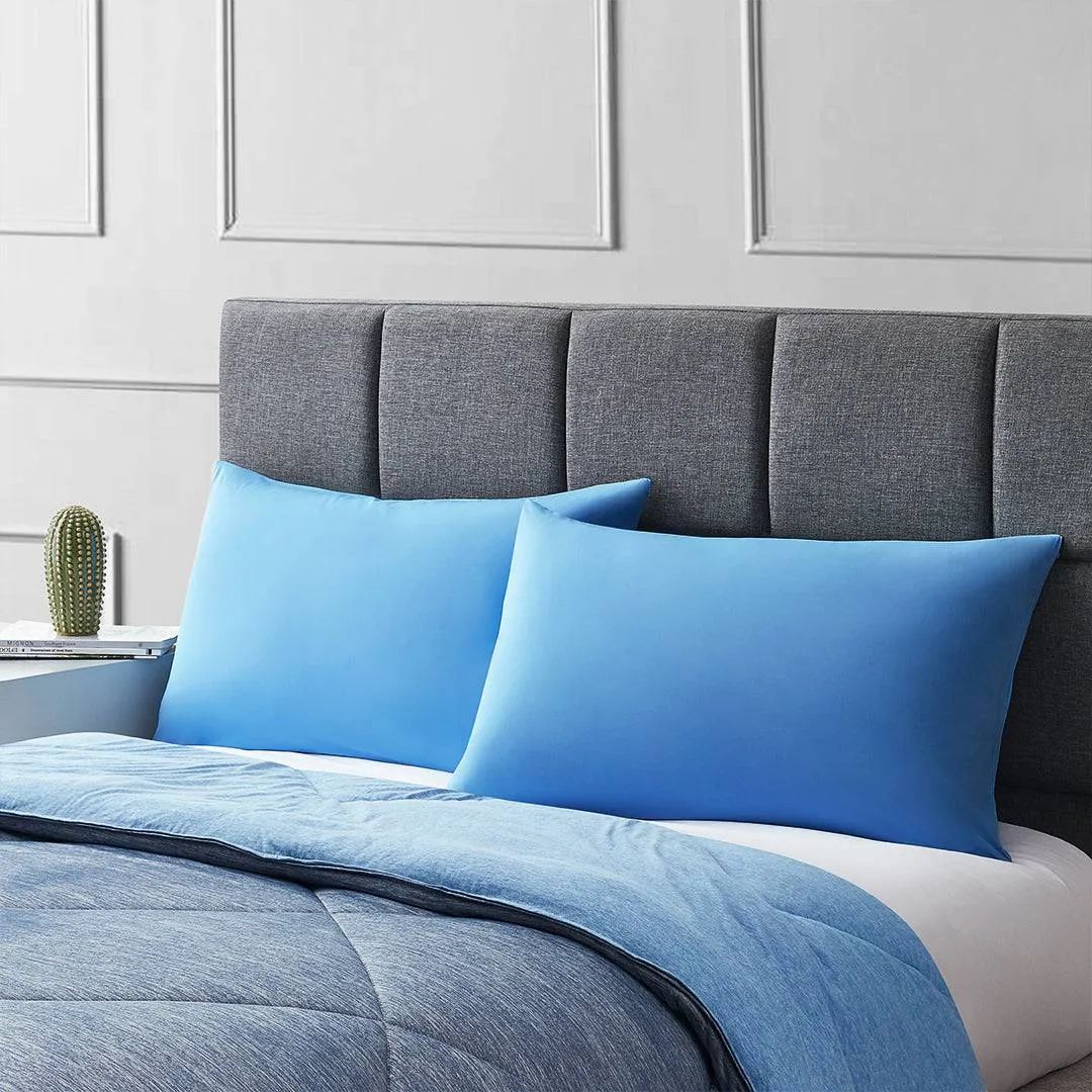 Premium Silky Super Cooling Pillowcases Arc-Chill Extreme Q-Max 0.5 of 2 pack
