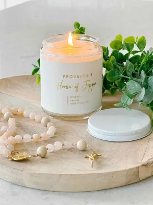 Proverbs 3 Candle - Grapefruit   Vanilla   Rose