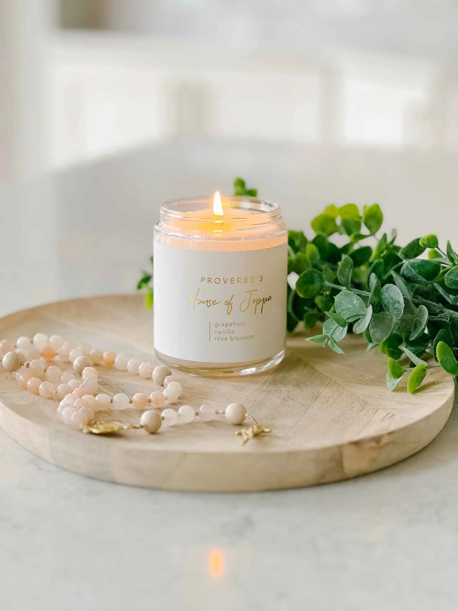 Proverbs 3 Candle - Grapefruit   Vanilla   Rose