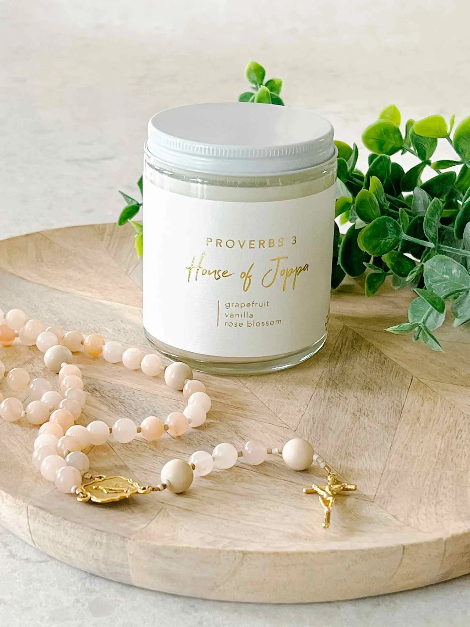 Proverbs 3 Candle - Grapefruit   Vanilla   Rose