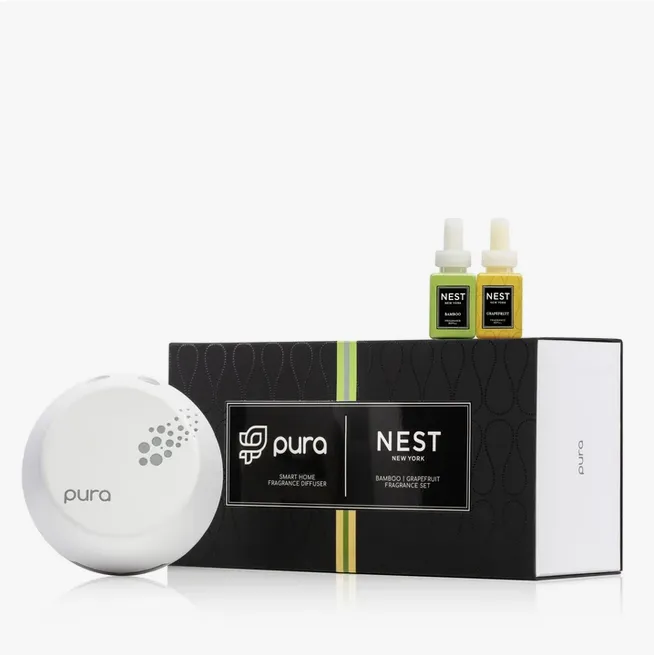PURA DIFFUSER SET - DEVICE   BAMBOO AND GRAPEFRUIT