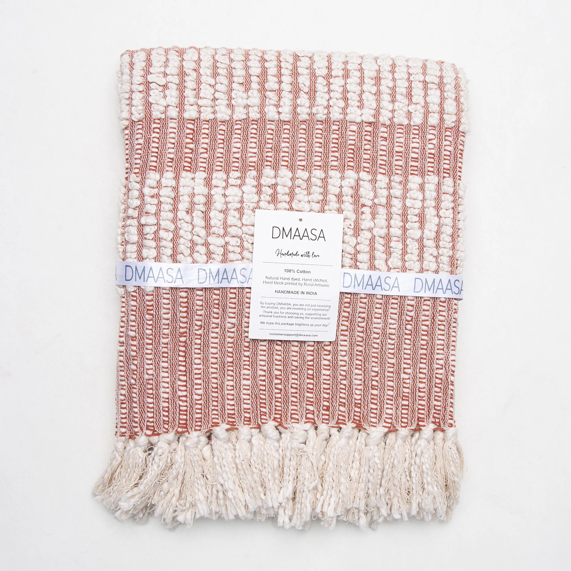 Pure Cotton Decorative Tufted Throw For Home Decor