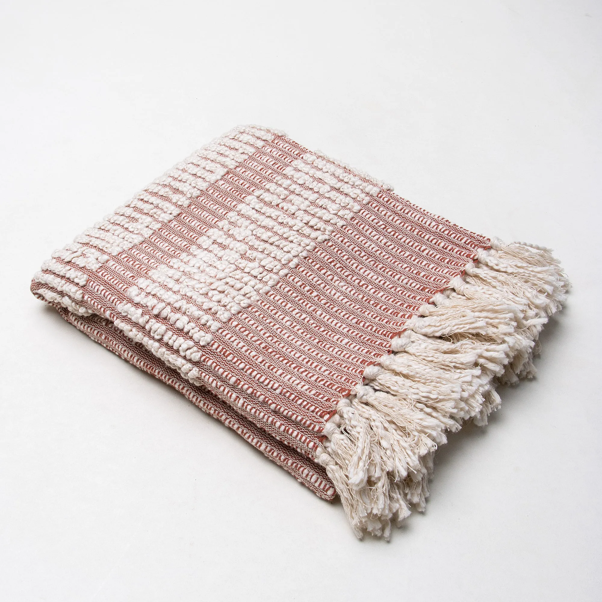 Pure Cotton Decorative Tufted Throw For Home Decor