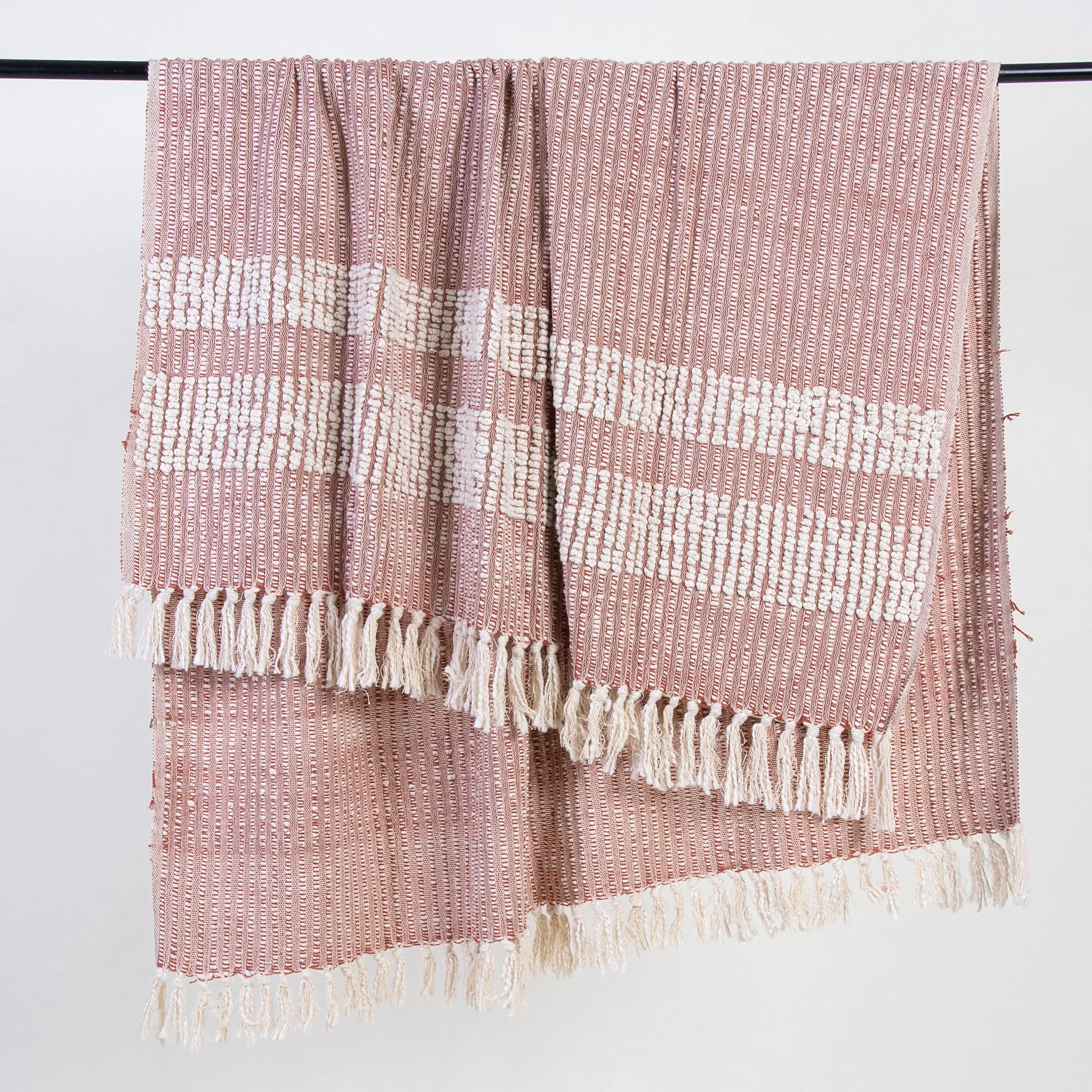 Pure Cotton Decorative Tufted Throw For Home Decor