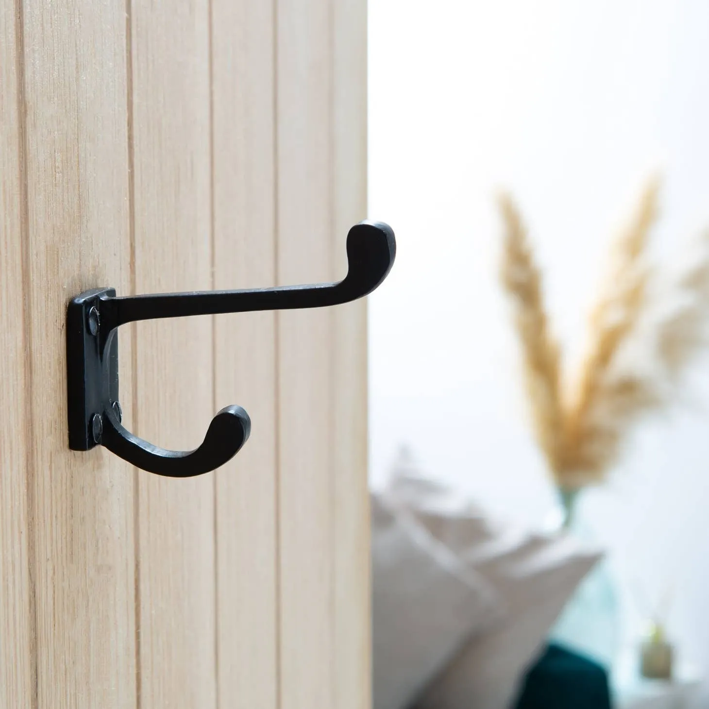 Rectangular Plate Rounded Hat & Coat Hook