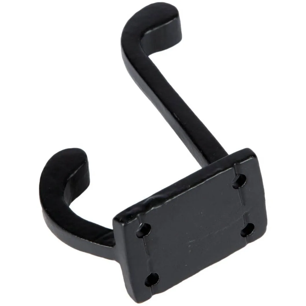 Rectangular Plate Rounded Hat & Coat Hook