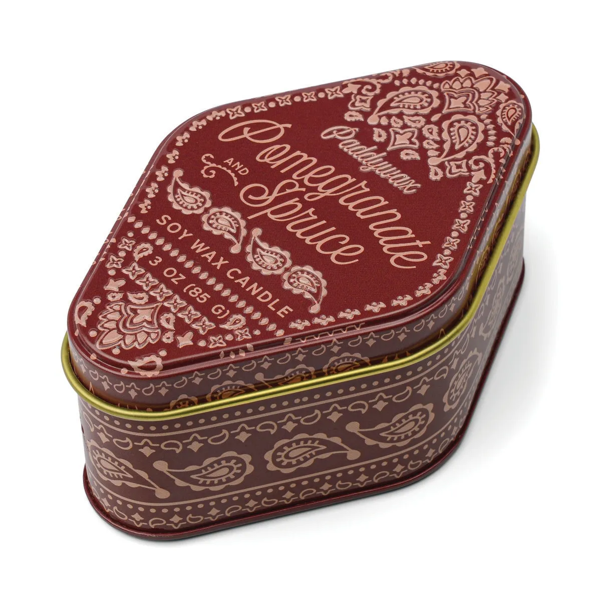 Red Bandana Tin - Pomegranate Spruce 3.5oz