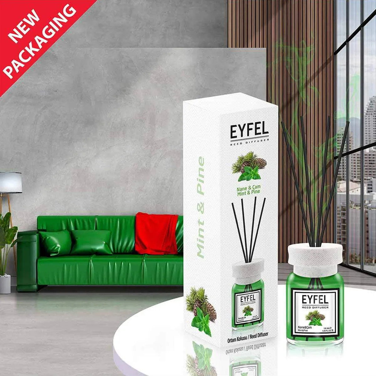 Reed Diffuser Mint & Pine Fragrance 120ml
