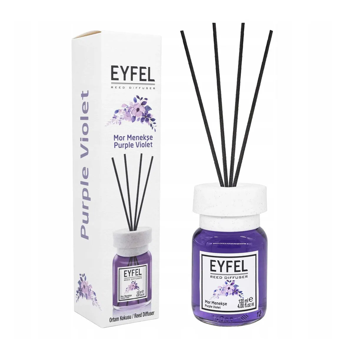 Reed Diffuser Purple Violet Fragrance 120ml