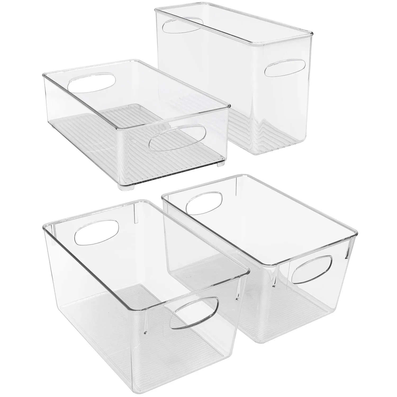 Refrigerator Storage Drawers (4 Pack)