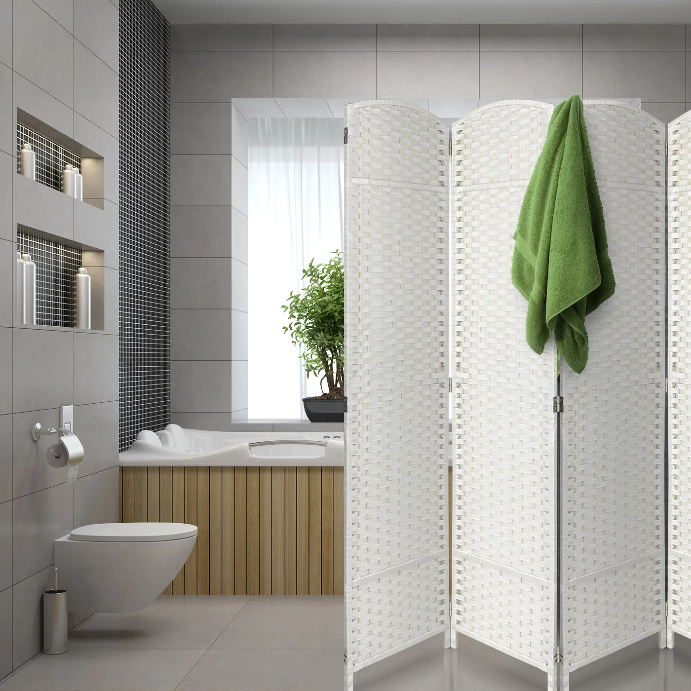 Room Divider Screen Panels (8-6-4 Panel)